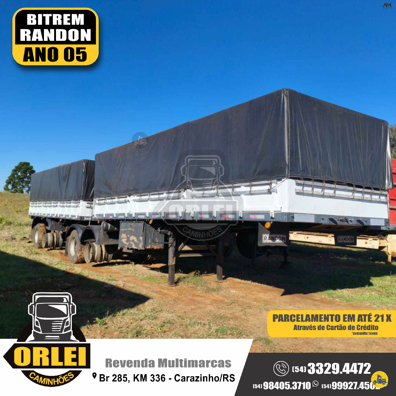 CARRETA BITREM GRANELEIRO Orlei Caminhões CARAZINHO RIO GRANDE DO SUL RS